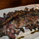 嵐坊 - 料理写真:骨付きもも炭火焼き