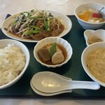 中国料理 東洋 - 料理写真:ランチメニュー　レバニラ炒め