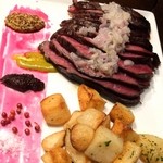 俺のフレンチ EBISU - 黒毛和牛ランプ肉炭火￥1300