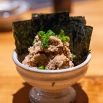 鳥はつ - 2025.2 あん肝痛風あえ（500円）