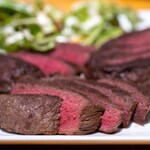 鳥はつ - 2025.2 鹿ヒレ220gステーキ 塩胡椒 or ソース