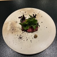 鉄板焼 宇佐見 - 知多牛ざぶとんたたき