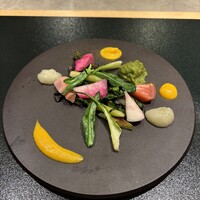 鉄板焼 宇佐見 - 野菜いろいろ