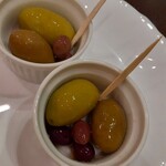 トラットリア 成城 - オリーブの盛り合わせ