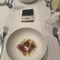 エチョラ - 前菜　長崎産ヒッサゲマグロのマリネとアホプランコ