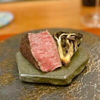 北野坂 木下 - ⓫鹿児島和牛シャトーブリアン 舞茸
                    Kagoshima beef, Maitake mushroom