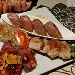 キッチン ハリネズミ - お肉盛り合わせ