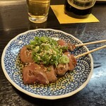 本気炭火焼鶏 きざし - 最高に旨い！　鶏レバーごま油焼  