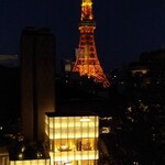 ジャヌ ラウンジ&ガーデンテラス - 5階フロントからの東京タワー