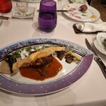 モナリザ - 石川県産能登牛フィレ肉のグリエ　オマール海老のパピョット　きのこソテー　ソースシャスール