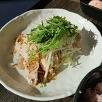 NYA CAFE - 日替わりの一汁三菜定食のアップ。