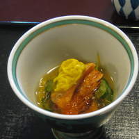 嵐山熊彦 たん熊北店 - サーモンの卸し和え