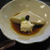 嵐山熊彦 たん熊北店 - ごま豆腐、生湯葉
