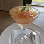 グーテン - 桃のスープとジュレ　ズーム