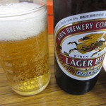 とんかつ八千代 - ビールです