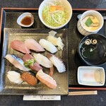 寿司ダイニング 福円 - ランチセットお得