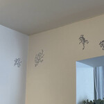 定食カフェ 白 - 鳥獣戯画のようなアクセント