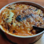 五線紙 - 茄子ミートマカロニグラタン