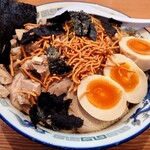 ケンチャンラーメン - きまぐれまかない。混ぜ麺です。