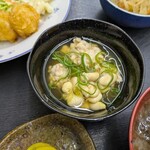 お食事処おさない - たらの白子煮つけ300円