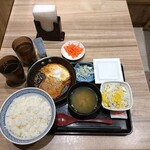 吉野家 - ハムエッグ納豆定食