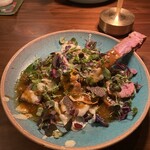 韓式料理 ムグンファ - ★ もち豚スペアリブ　
      菊芋ソース、ケッパーの温かいサムジャン