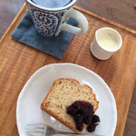 EDEN - 玄米コーヒー、バナナおからケーキ