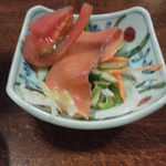 サラダ(サーモン付き)