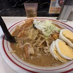 蒙古タンメン中本 - スラタマとちょいクタの野菜