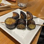 串焼き酒場 祭 その弐 - ナスと椎茸