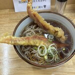 笠置そば - ゲソ天