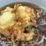 笠置そば - 海鮮かき揚げ2