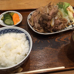 菱田屋 - 生姜焼き1020円