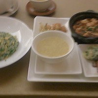 天厨菜館 銀座店 - 名物ホウレン草チャーハンセット