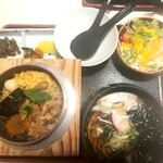 ほうせい丸 - 釜めしランチ（アサリの釜めし・ハーフうどん付き）