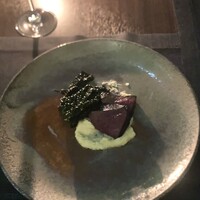 TRATTORIA CREATTA - 蝦夷鹿のロースト　白にんじんのフムス