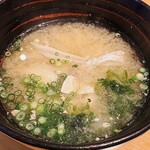 高崎屋 - 皮はぎのみそ汁