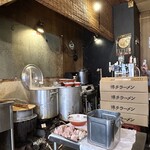 中洲屋台長浜ラーメン初代 健太 - 店内