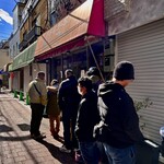 中洲屋台長浜ラーメン初代 健太 - 開店90分前で9番目をゲット