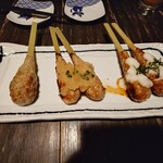 たま - つくね(塩・おろしポン酢・ながいも)