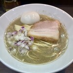 ヌードル＆スパイスカレー 今日の1番 - 朝限定セット ※味玉そしてナント大きなお肉は店主より！※本当にいつも有難うございます。
