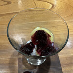 いまむら - ブルーベリーと桃のアイス