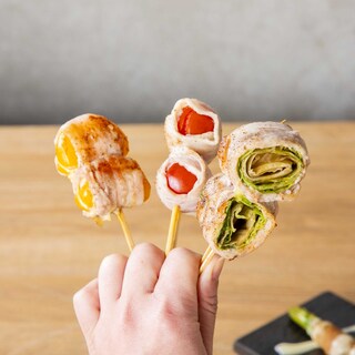 ひと手間加えた自慢の串