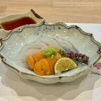 菊園町 八十八 - 天然ヒラメと雲丹
