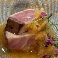 菊園町 八十八 - 鰤のたたき 聖護院かぶらのすりおろし