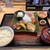 大戸屋 - 料理写真:しまほっけともろみチキンの炭火焼き全景