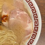 双喜紋 - ラーメンネギ抜きバリカタ670円　右