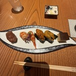 鮨 銀座 おのでら - うに食べ比べに挑戦