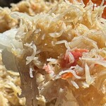 光る海 - 店主特製カニ飯&イクラ丼