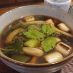 つけ鴨そばの鴨汁